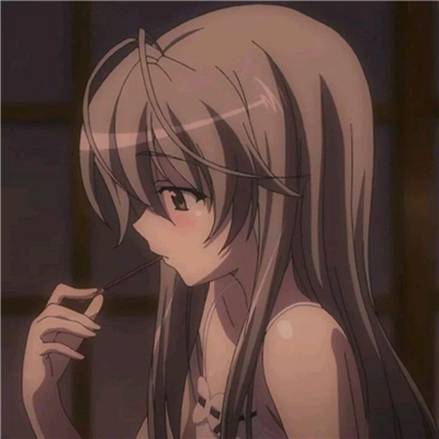 甜蜜粉嫩动漫情侣微信头像