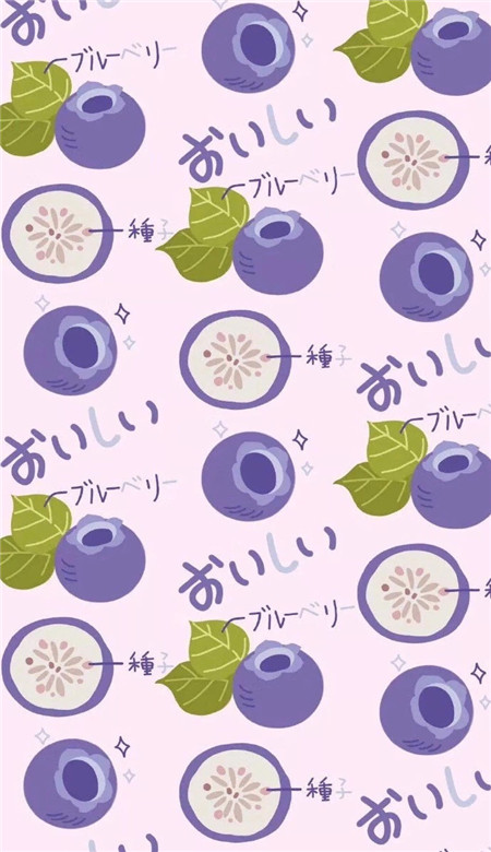 2019微信最新唯美水果平铺系列背景图片下载