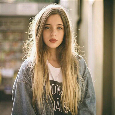 微信清纯时尚文艺欧美女生头像