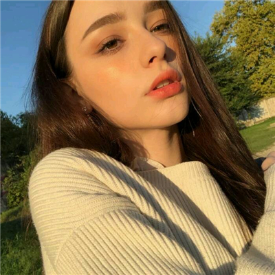 微信清纯时尚文艺欧美女生头像