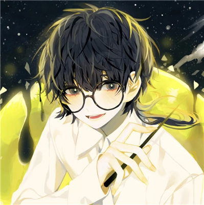 微信暗黑阳光二次元男头