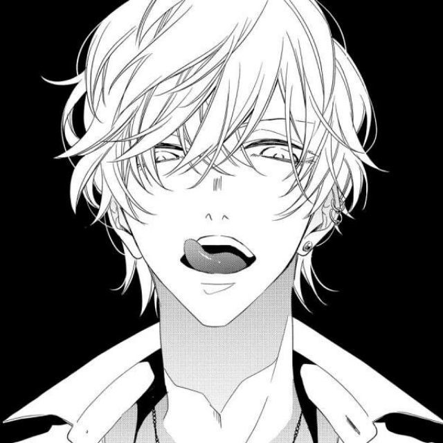 微信非主流黑白男生漫头