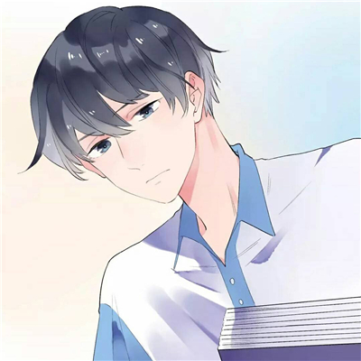 微信暗黑阳光二次元男头