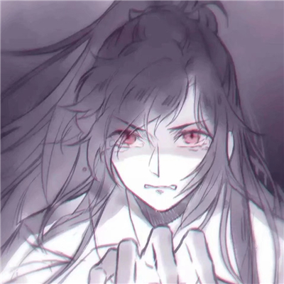 微信非主流黑白男生漫头