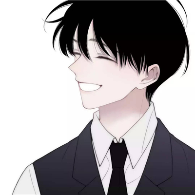 微信暗黑阳光二次元男头