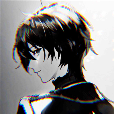 微信暗黑阳光二次元男头