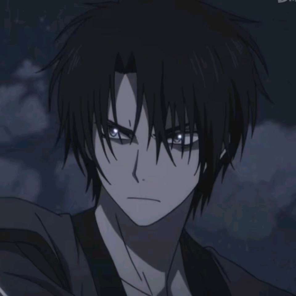 微信非主流黑白男生漫头