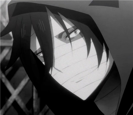 微信非主流黑白男生漫头