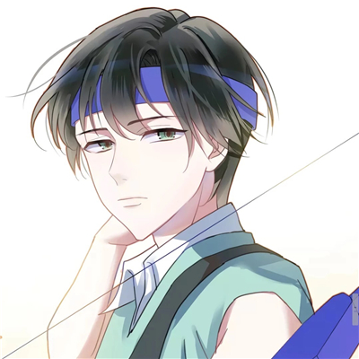 微信暗黑阳光二次元男头