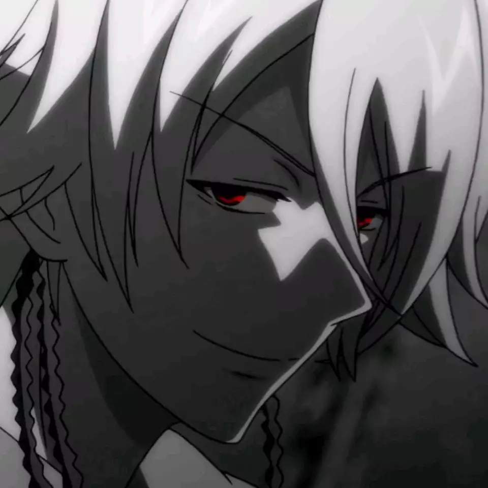 微信非主流黑白男生漫头