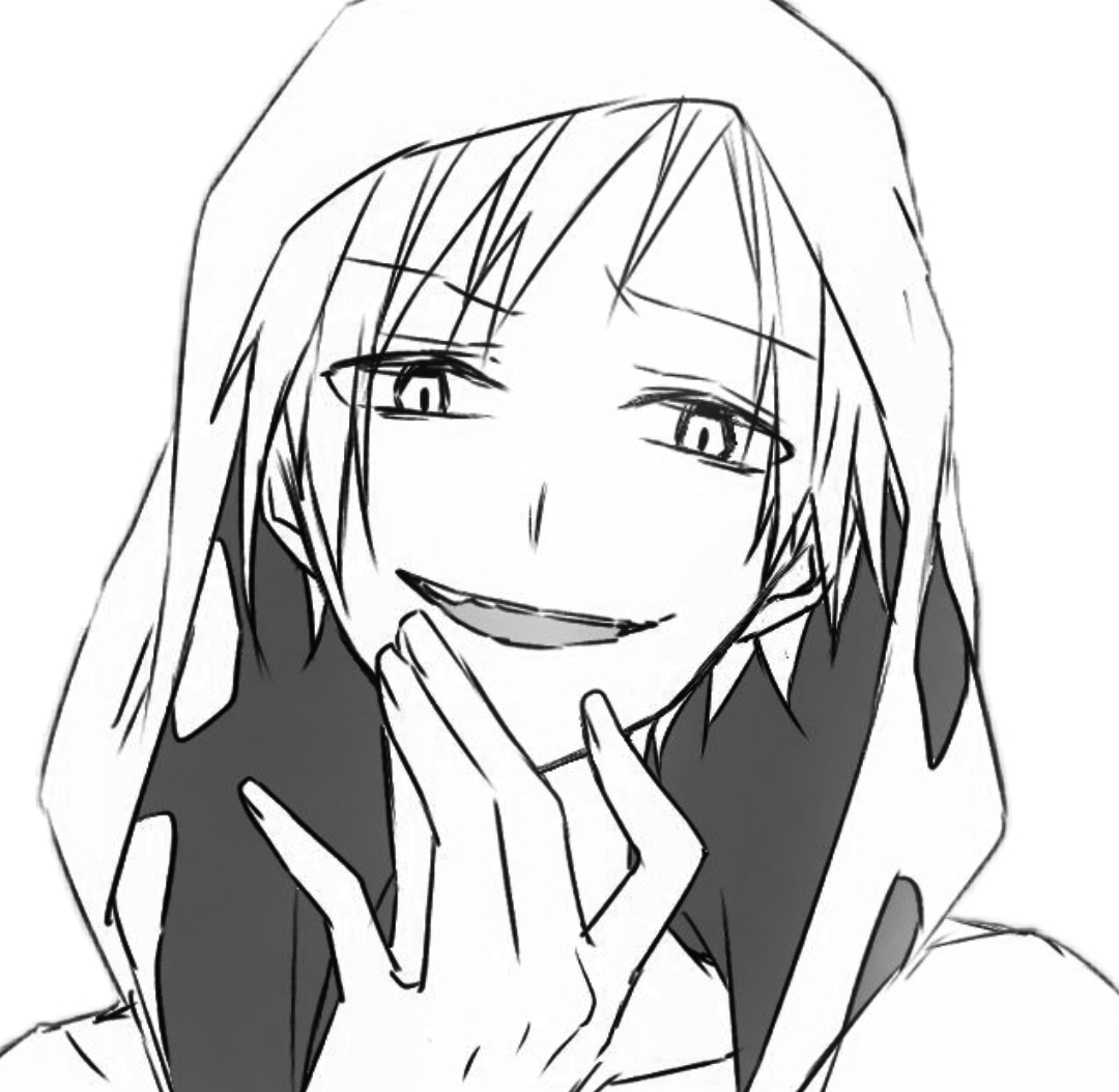 微信非主流黑白男生漫头