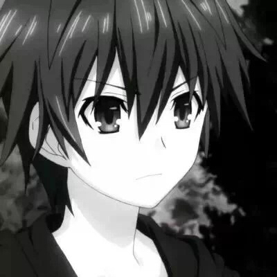 微信暗黑阳光二次元男头