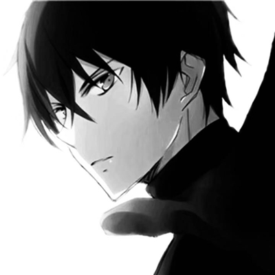 微信非主流黑白男生漫头