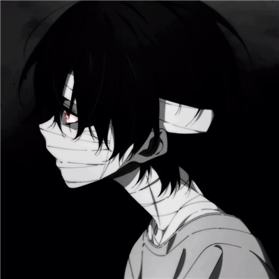 微信暗黑阳光二次元男头