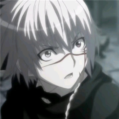 微信非主流黑白男生漫头