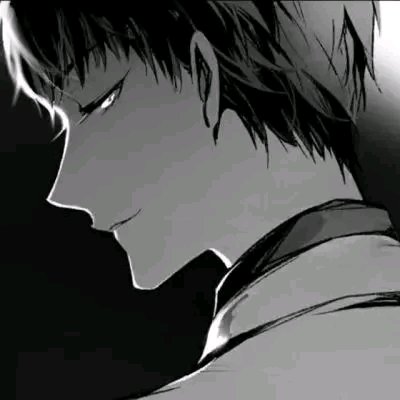 微信非主流黑白男生漫头