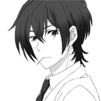 微信暗黑阳光二次元男头