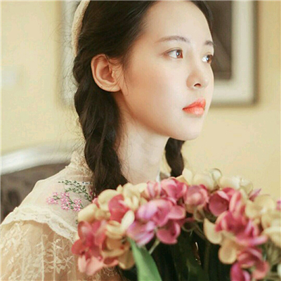 微信唯美佛系清新女头