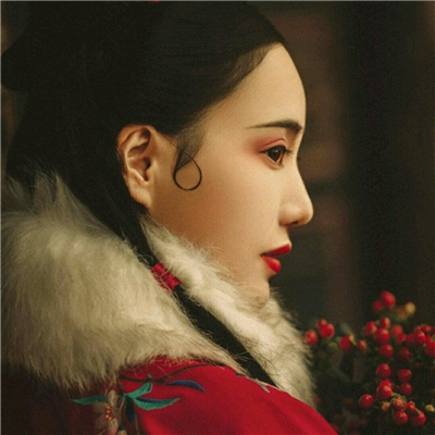 微信唯美佛系清新女头