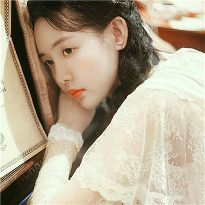 微信唯美佛系清新女头