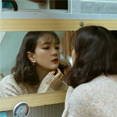 微信唯美佛系清新女头
