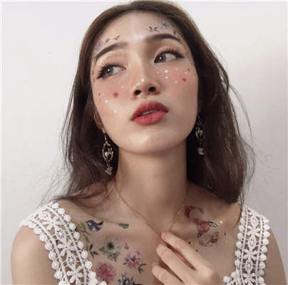 微信清新唯美新清纯女头