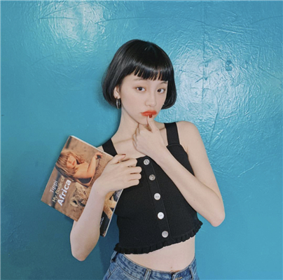 微信清新唯美新清纯女头