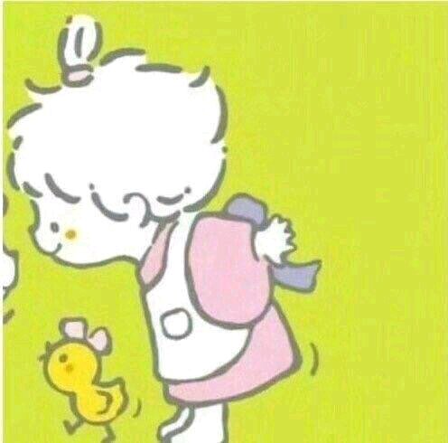 微信清新简洁情侣头像