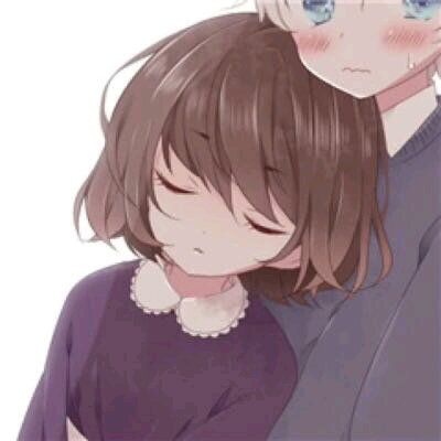 微信清新简洁情侣头像