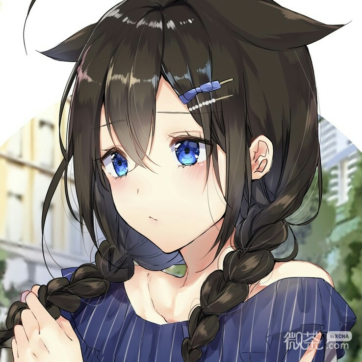 微信清新好看二次元女头