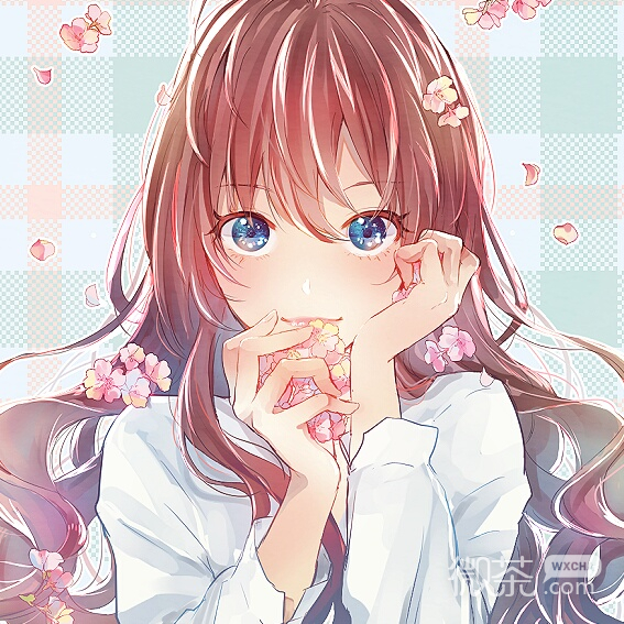 微信清新好看二次元女头