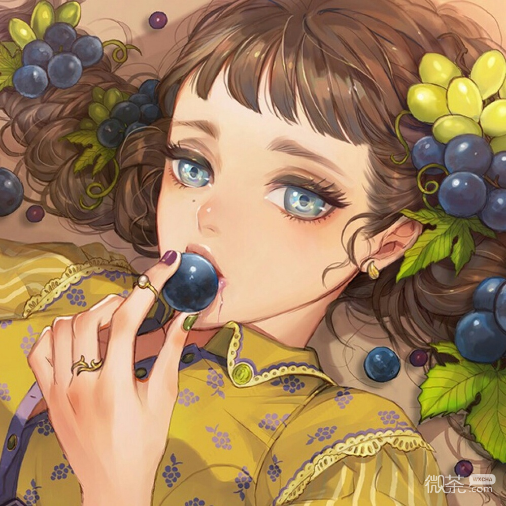 微信清新好看二次元女头