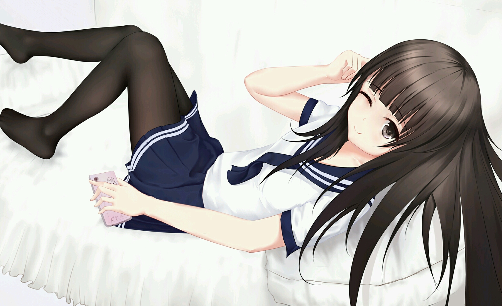 微信可爱傲娇二次元女生人物图片