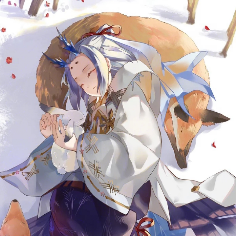 唯美好看二次元人物微信图片