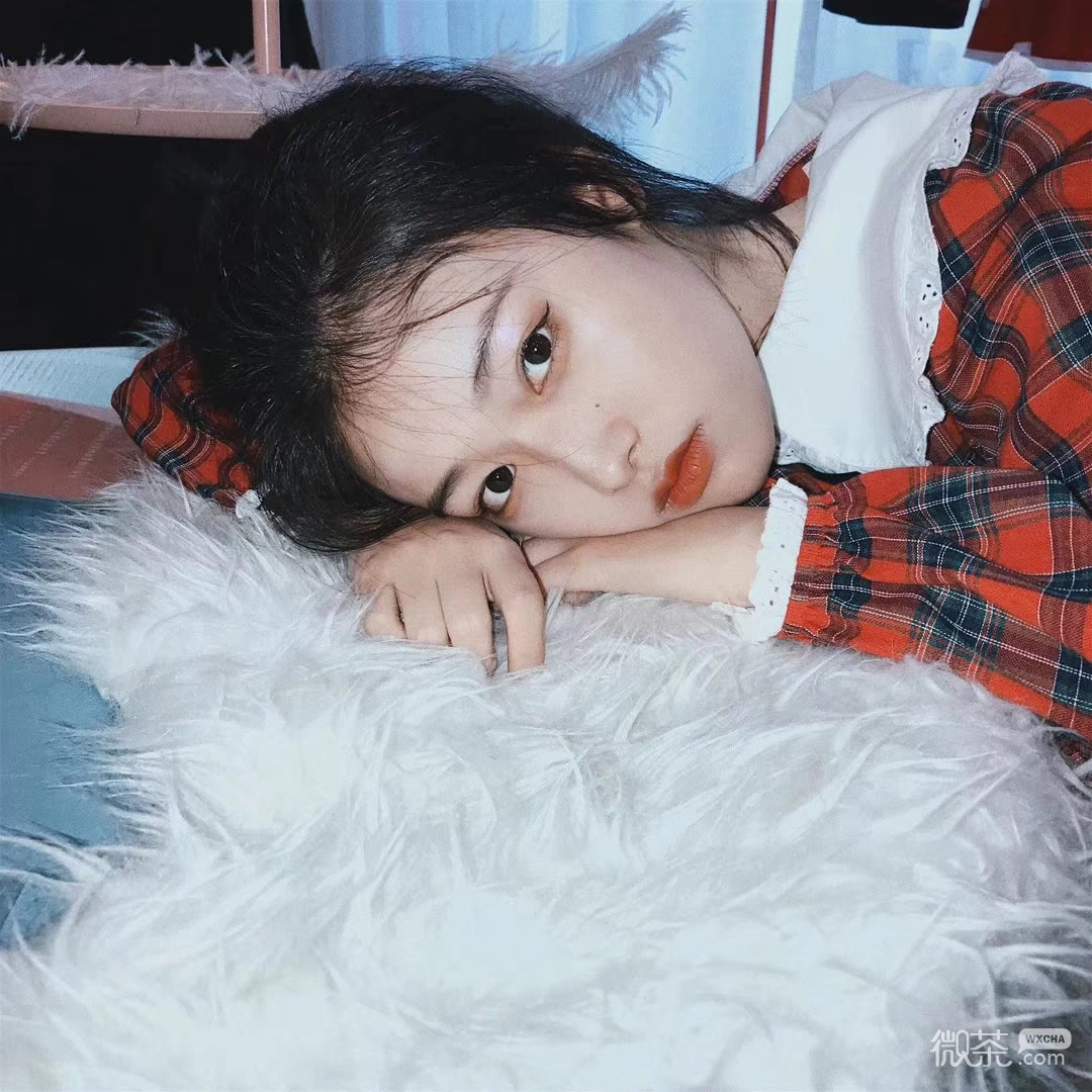 微信唯美气质粉嫩阳光女头
