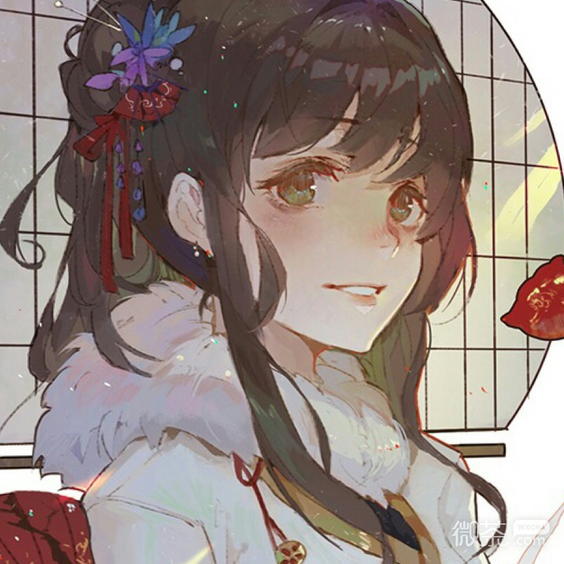 微信清新好看二次元女头