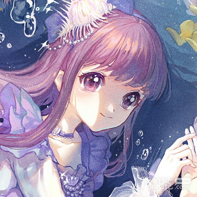 微信清新好看二次元女头