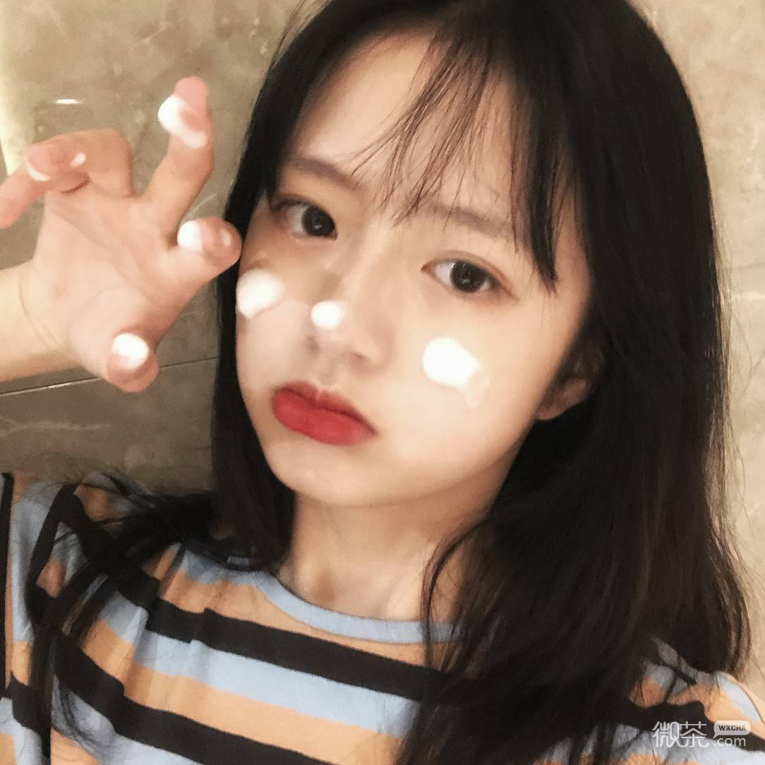 微信唯美气质粉嫩阳光女头