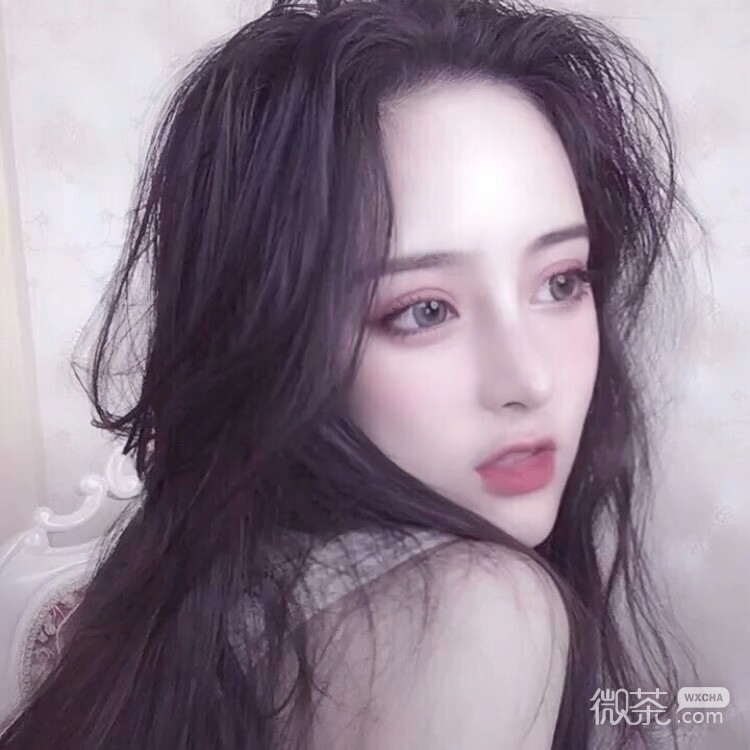 微信粉嫩清新好看女头