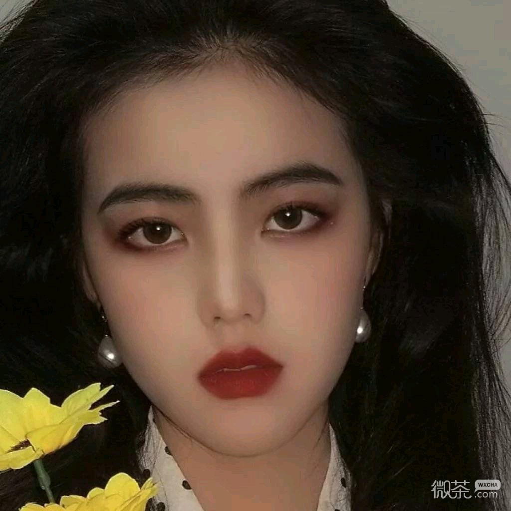 微信文艺复古好看女头