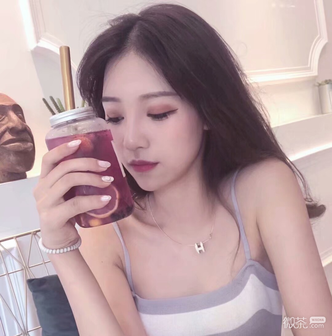 微信粉嫩清新好看女头