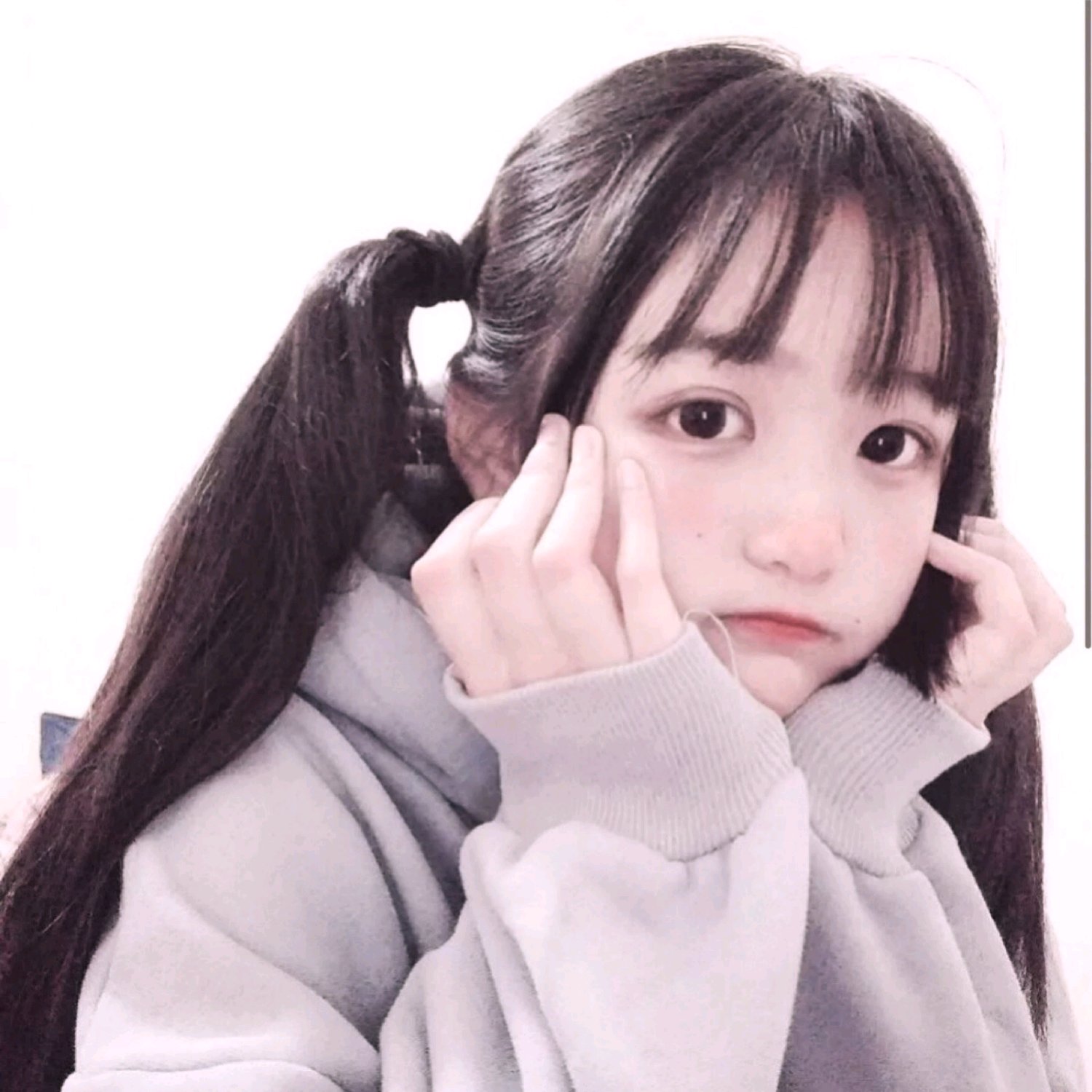 微信粉嫩清纯好看可爱女头