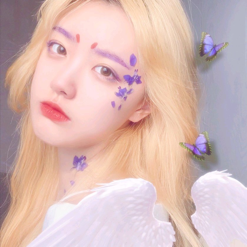 微信粉嫩清纯好看可爱女头