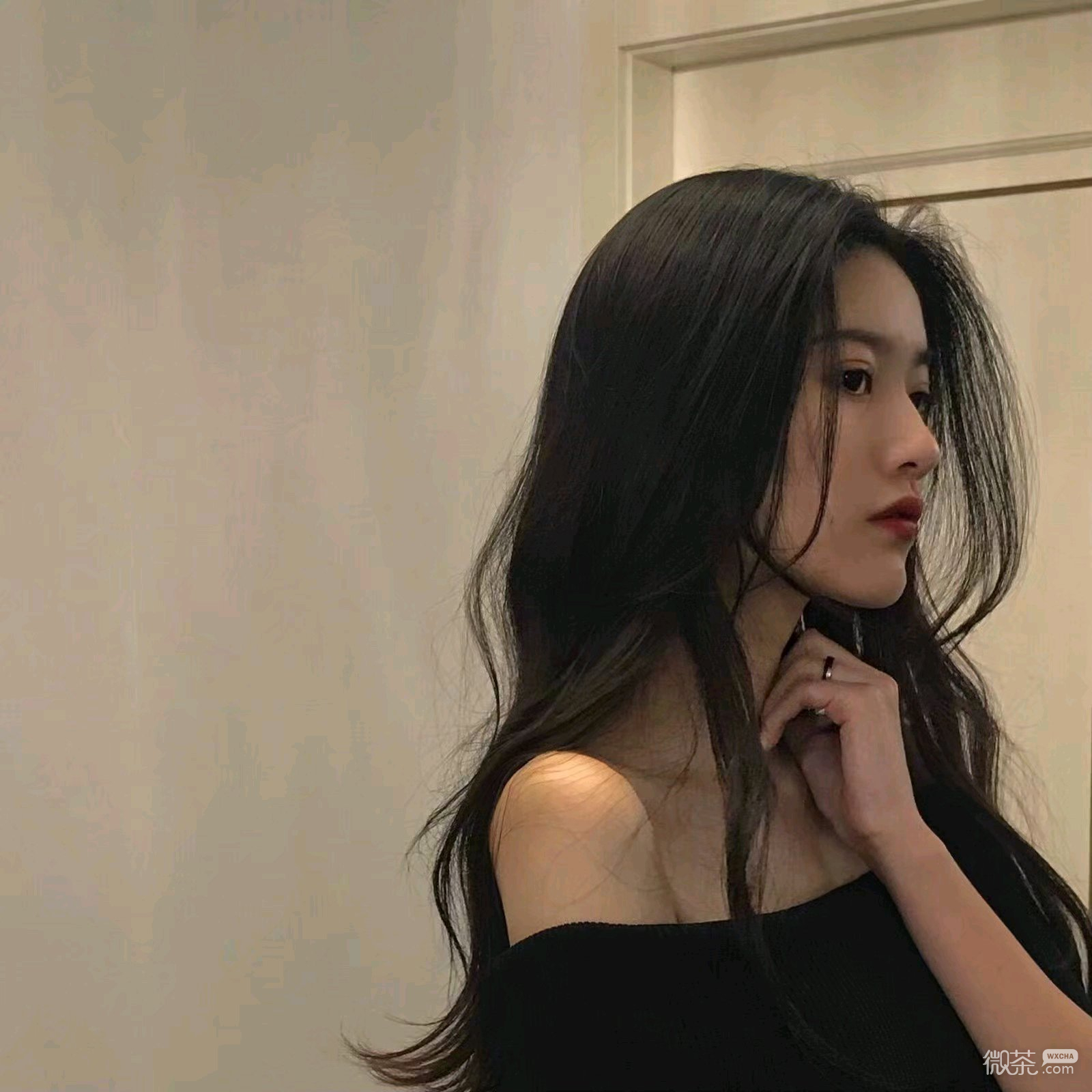 微信小清新时尚气质性感女头