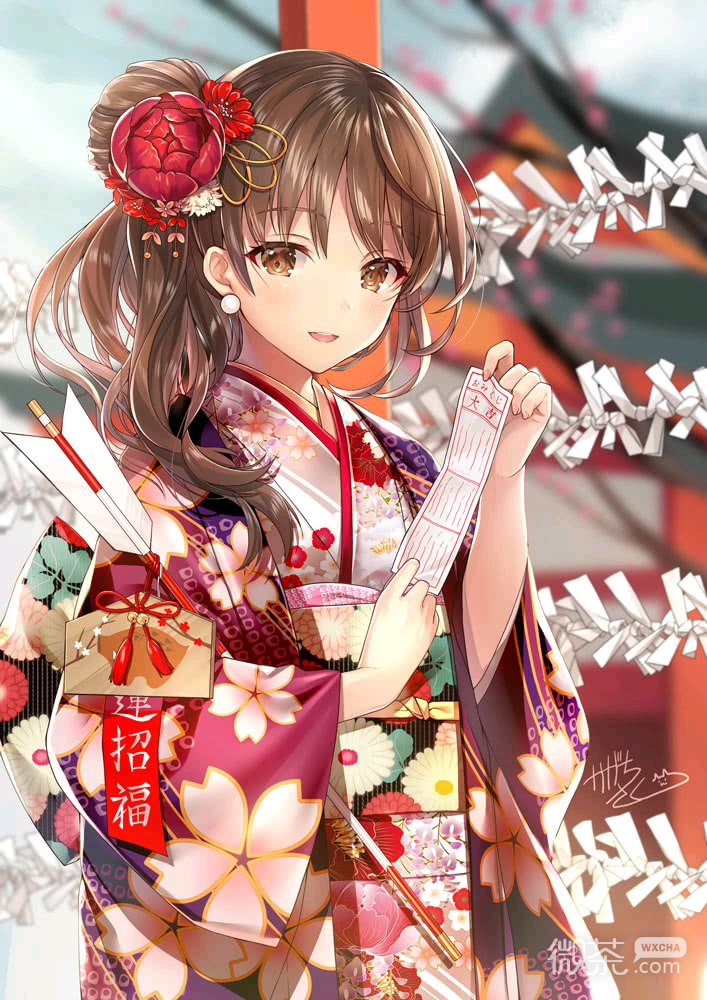 微信唯美霸气二次元人物图片