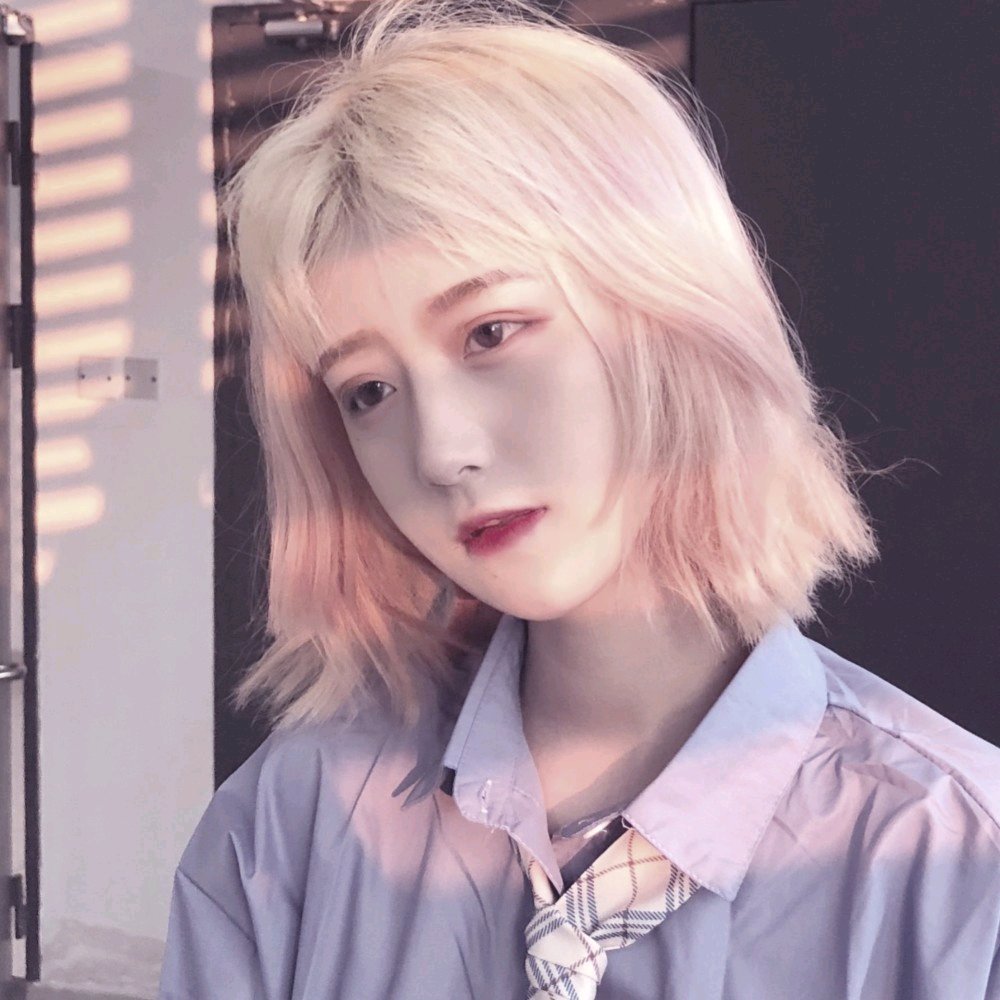 微信粉嫩清纯好看可爱女头