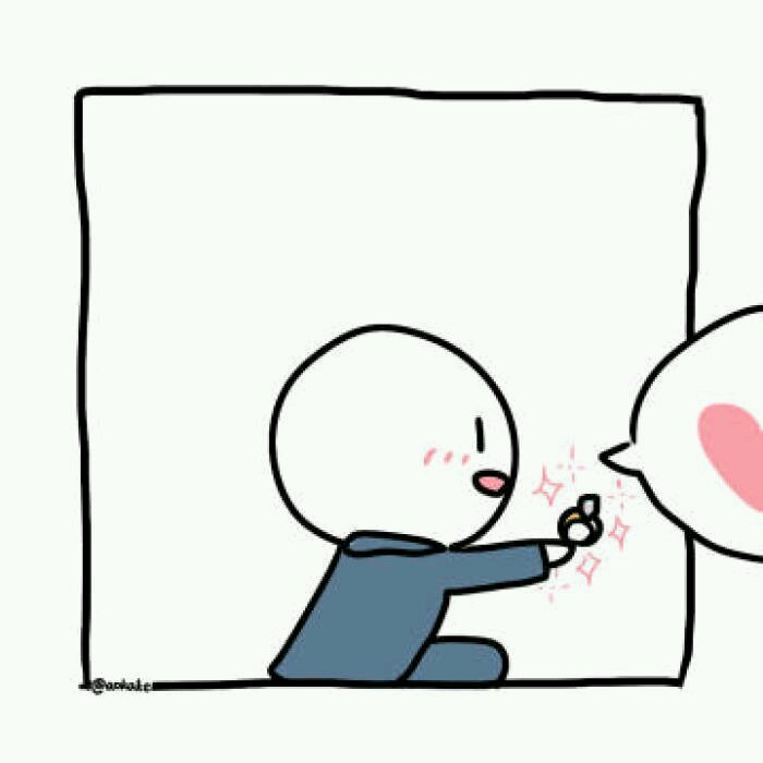 微信简约可爱逗比情侣头像