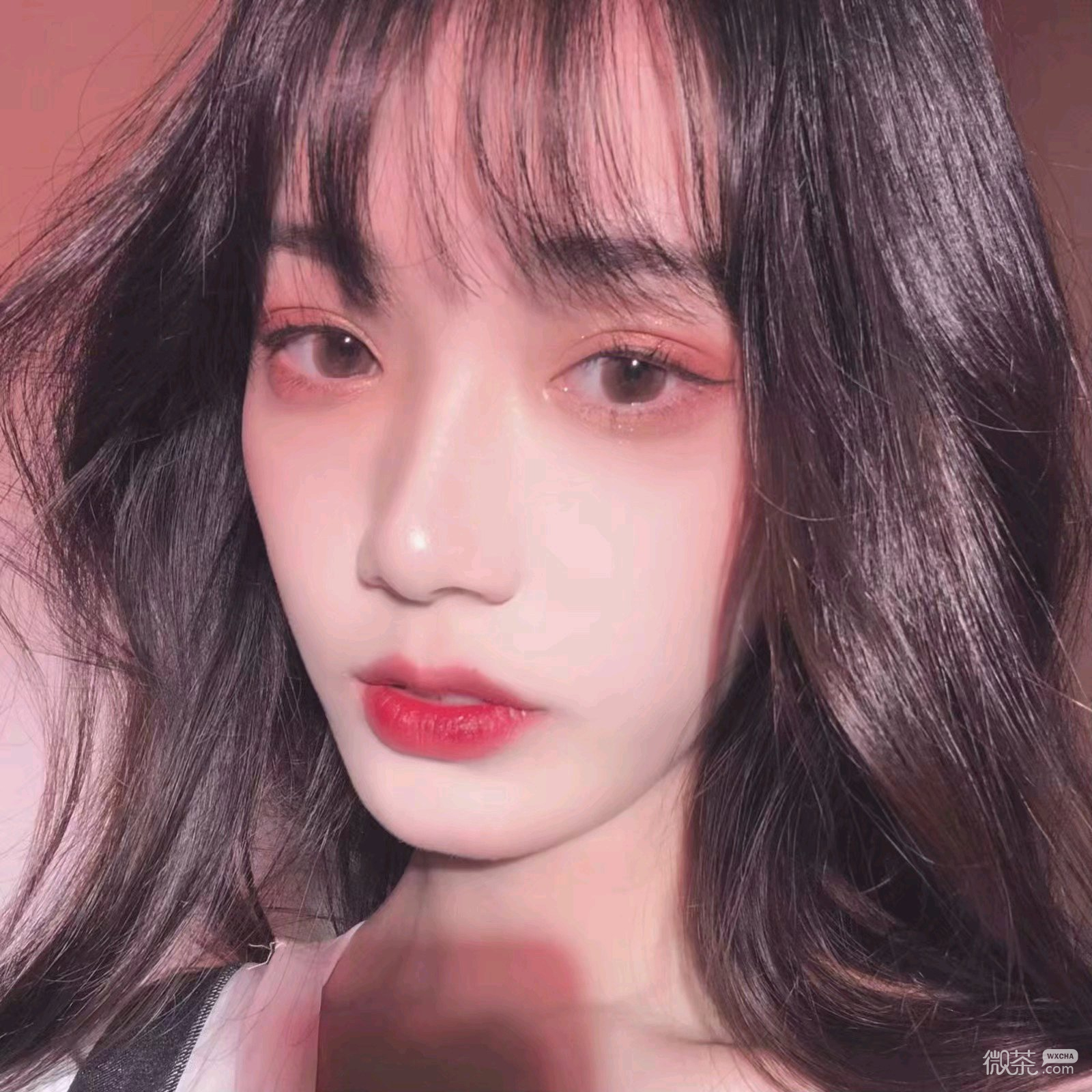 微信小清新清纯文艺女头