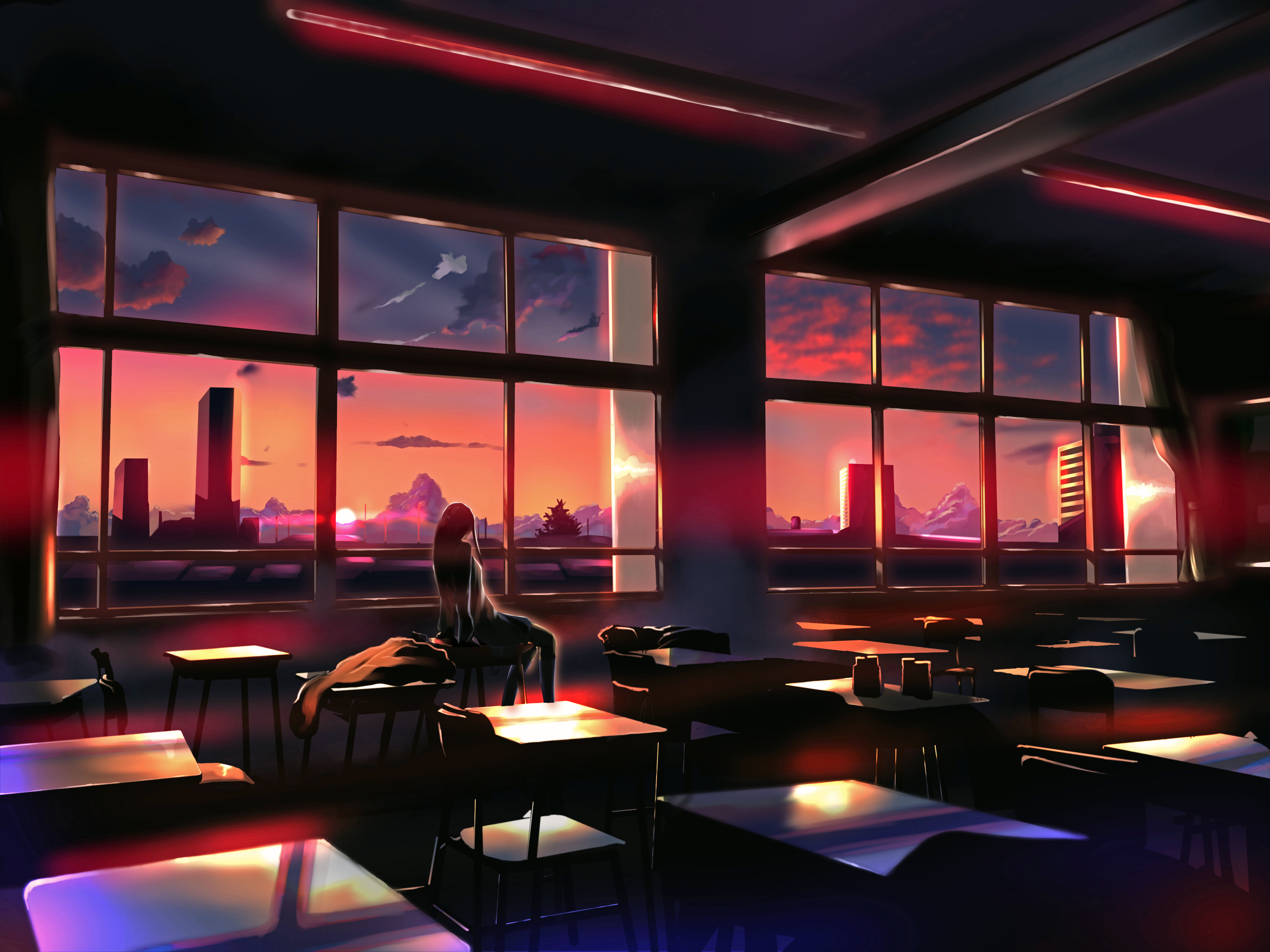 简洁好看二次元人物图片