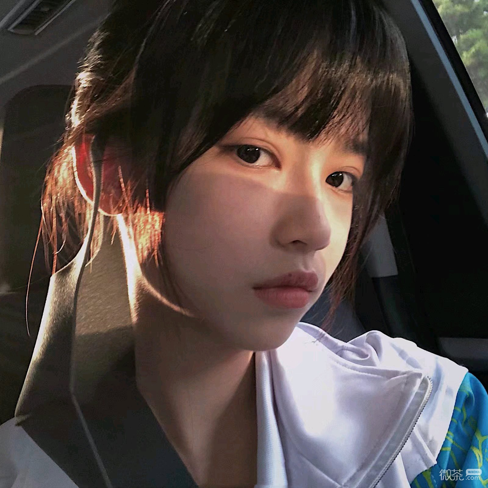 微信小清新清纯文艺女头